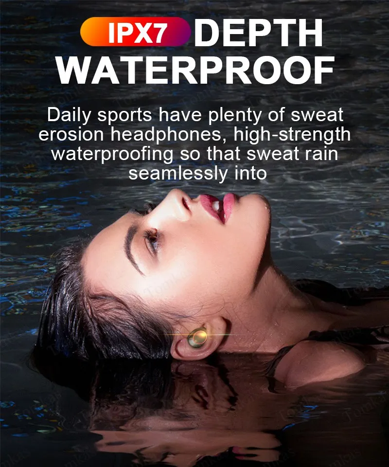 TWS 5.0 Bluetooth 9D Stereo Earphone Wireless Earphones IPX7 Waterproof Earphones 4000mAh LED Display Power Bank Touch Earbuds (8)