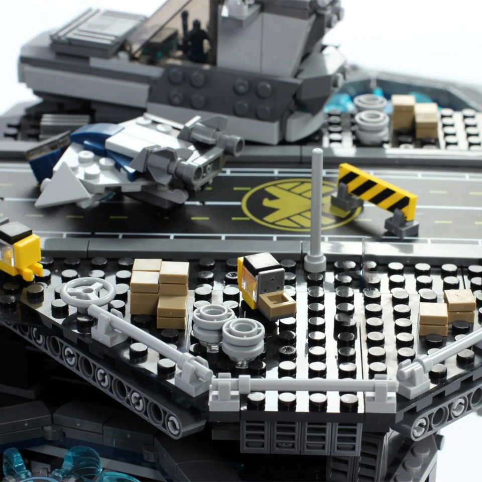 Совместимые общие кирпичи Marvel Super Heroes Щит Helicarrier фигурка 3057 шт. высоко гибкие Строительные кирпичи игрушки для детей