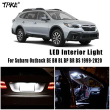 Canbus For Subaru Outback BE BH BL BP BR BS 1999 2020 Vehicle LED Interior License Plate Lamp Car Lighting Accessories