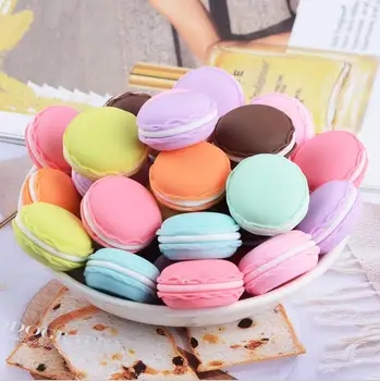 

20Pcs Mixed Colors Cute Macaron Decoration Crafts Flatback Resin Cabochon Kawaii Embellishments For Scrapbooking DIY Accessories