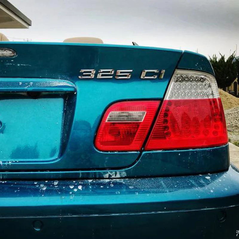 Эмблема ABS для BMW E46 E90 E91 E92 наклейка багажника письмо с номером 325Ci 330Ci 645Ci 325xi 528xi