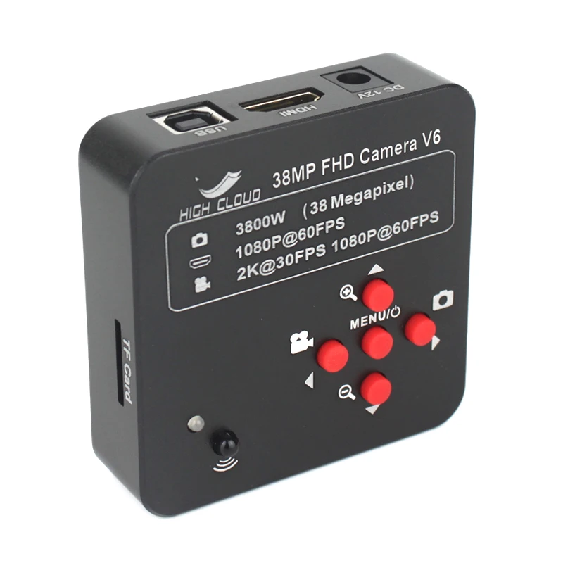 

Промышленный видеомикроскоп с камерой Full HD 38MP 2K 1080P 60FPS HDMI-совместимая USB-Лупа с одновременным выходом чип для ремонта телефонов