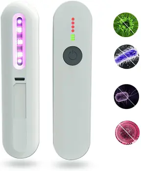 

Dropshipping UVC Light Tube UVC sterilizers UV Light Wand Rechargeable LED Flashlight UV Disinfection Home lamp