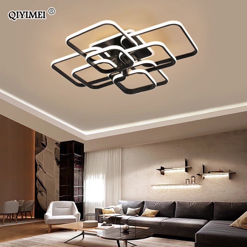 Потолочная люстра светодиодная акриловая для гостиной спальни|modern led chandelier|led