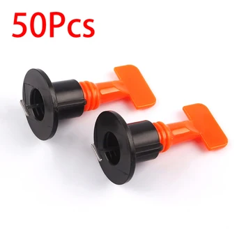 

50PCS Adeeing Level Wedges Tile Spacer Level Wedges Tile Spacers for Flooring Wall Carrelage Level Leveler Locator Spacers Plier