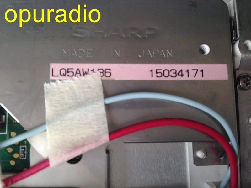 LQ050A5AG03 LQ6AW136 Color Display For VW Phaeton/Touareg For Porsche Cayenne RUF Dakara Instrument Cluster LCD Screen lcd screen display