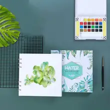 300 г/м2 профессиональная водная цветная бумага 20 листов окрашенная водная краска книга