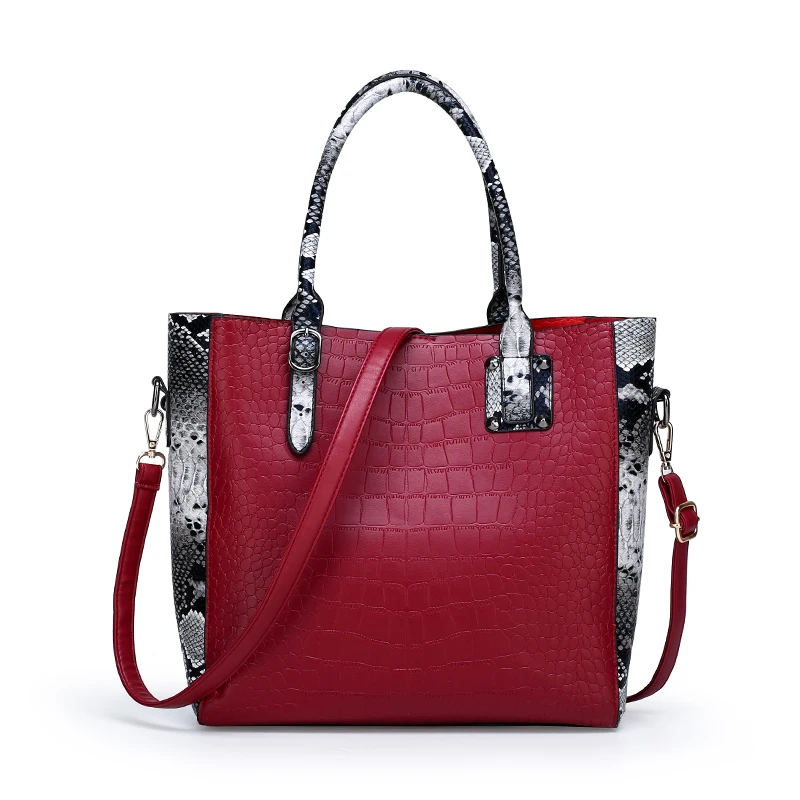 

Designer Tote Bags For Women 2018 Luxury Alligator Leather Women's Crossbody Shoulder Bags Crocodile Pattern Sac A Main Femme