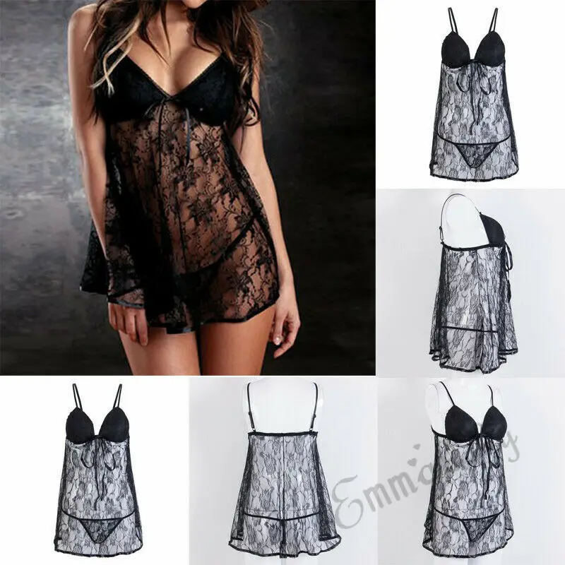Сексуальное женское белье, кружевное платье Babydoll, женское нижнее белье, ночное белье, одежда для сна размера плюс, бикини, накидка, пляжная одежда