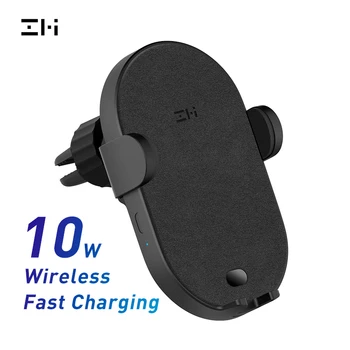 

ZMI WCJ11 10W Wireless Car Charger Alcantara Fabric Fast Charging Intelligent Sensor Phone Holder Apple Xiaomi