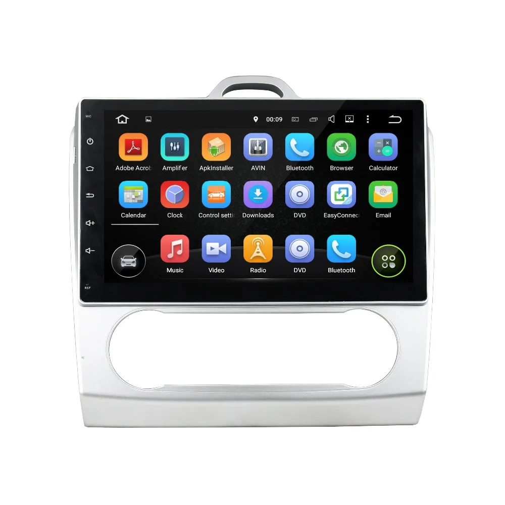 Clearance 10.1" Quad core 1024*600 HD screen Android 9.0 Car GPS radio Navigation for ford Mondeo Focus S-max C-Max Transit Galaxy 4