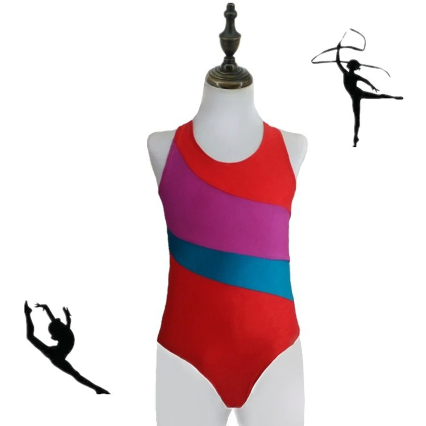 Купальник для гимнастики балетное танцевальное боди с цветами комбидресс