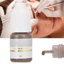 8ml Professional Semi-permanent Natural Plant Extract Eyebrow Permanent Body Makeup Beauty Art Tattoo Microblading Pigment Ink