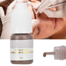 8ml Professional Semi-permanent Natural Plant Extract Eyebrow Permanent Body Makeup Beauty Art Tattoo Microblading Pigment Ink