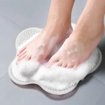 

Bathroom Massage Foot Scrubber Suction Wall Back Cleaner Shower Non-slip Massage Foot Mat Non-slip Anti Skid Bath Massage Mat