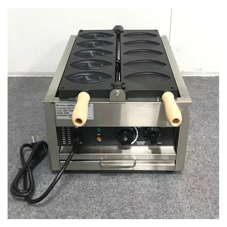 Cheaper price 5pcs Snack food machine commercial gril shape waffle machine