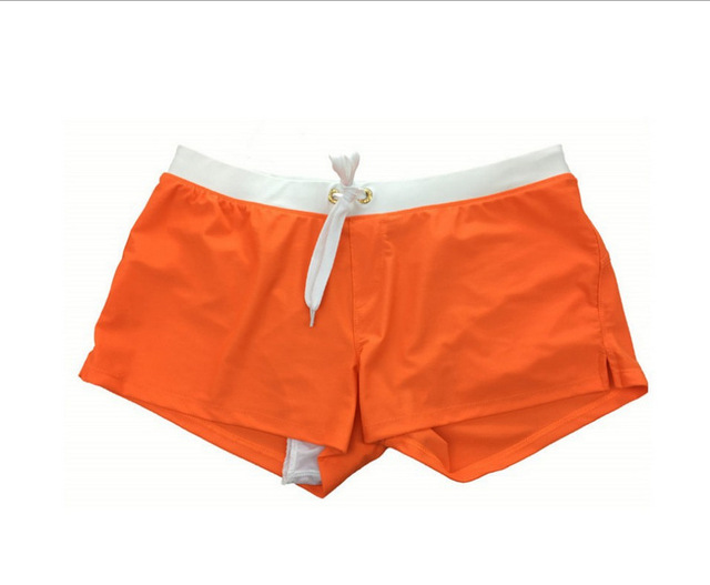 Swimsuit Surf Swim Trunks Summer Swimwear Solid Color Fashion Back Pocket Design Beach Breathable Quick Drying Pants