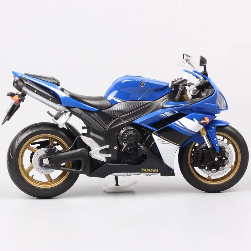 1:10 масштаб welly большой Yamaha YZF-R1 мотоцикл Diecasts и игрушечные транспортные средства гоночный мотоцикл модель игрушка подарок для коллекции детей