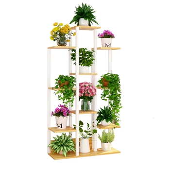 

Multi-storey Indoor A Living Room Province Space Balcony Shelf Landing Type Iron Meat Flowerpot