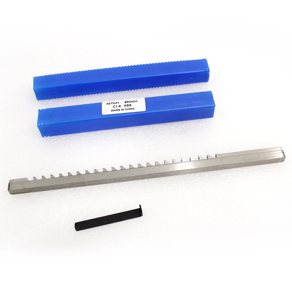 5mm Keyway Broach C1 Push-Type Metric Size with Shim HSS Broach Cutting Tool for CNC Machine