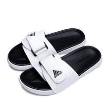 Summer Men Sandals Outdoor Comfortable Soft Thick Platform Slippers Unisex Indoor Bathroom Home Non-slip Slides Beach Slippers