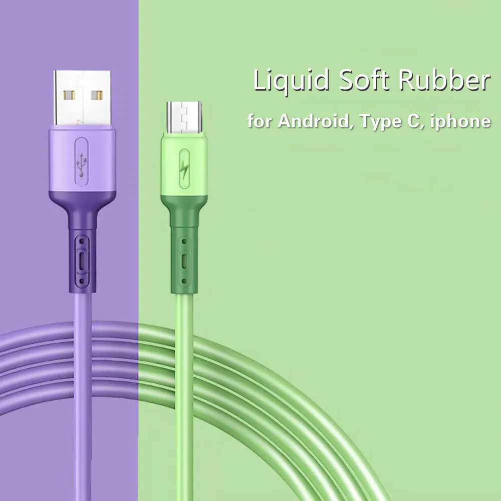 Зарядный кабель HICUTE с жидкостью для Samsung Android магнитное зарядное устройство