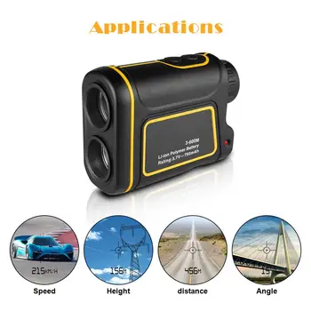 Online Golf Laser Rangefinder 600m / 800m / 1000m Handheld Telescope Outdoor Rangefinder Electronic Measuring Instrument