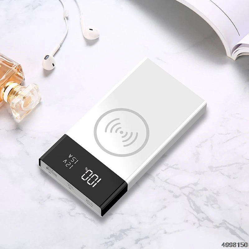 6x18650 аккумулятор DIY Qi беспроводное зарядное устройство QC3.0 usb type C PD внешний аккумулятор чехол