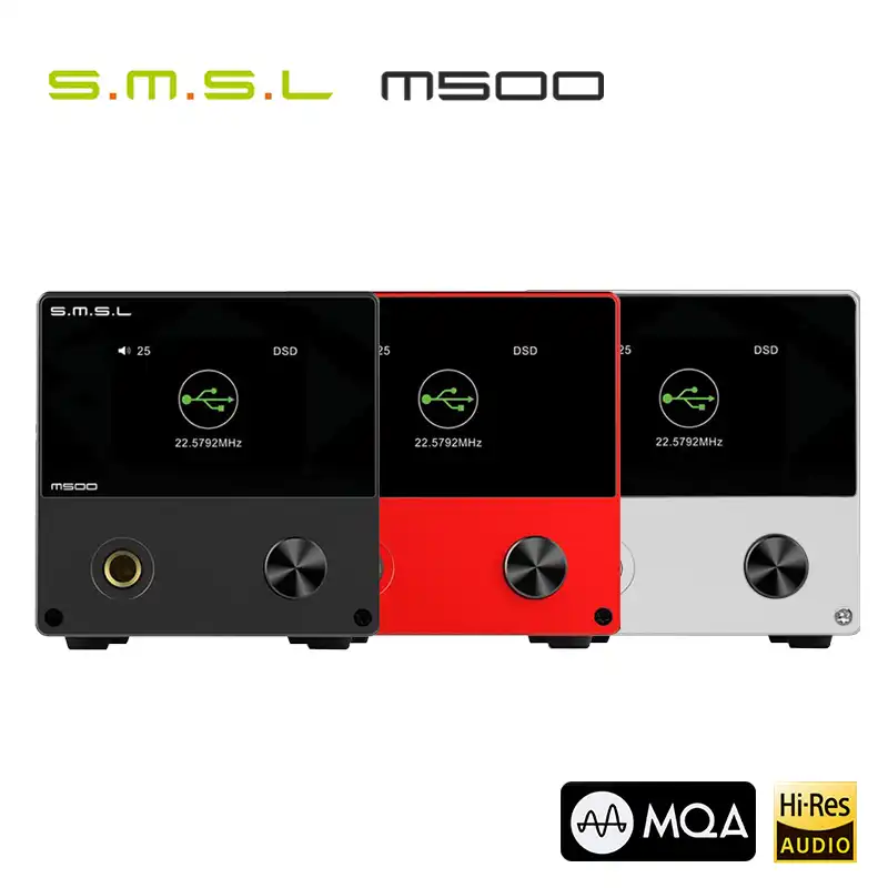 SMSL M500 DAC MQA ES9038PRO ES9311 XMOS XU 216 32bit 768 кГц DSD512 привет res аудио декодер и усилитель для
