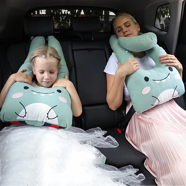 Car Seat Safety Belt Pillow Pad Protect Shoulder Sleeping Pillow Pad Seat Belt Cushion Kids Children Car Pillow Baby Seat Belt 2