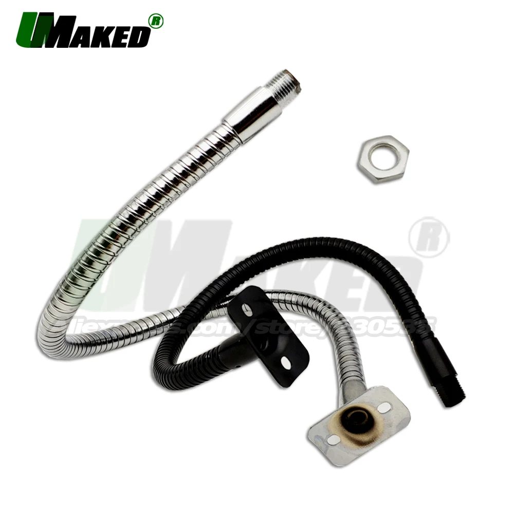 Gooseneck, Luz Suave Cromada, Mangueira Universal, Tubo