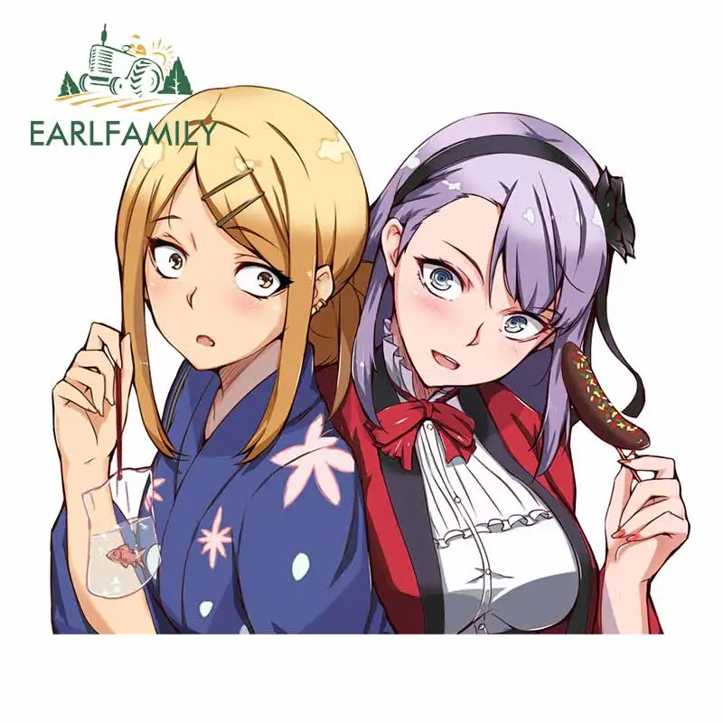 EARLFAMILY 13 см x 11 для Yui.h аниме Ar Artist модная Личная Автомобильная наклейка