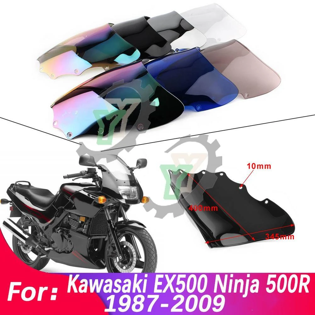 Ex 500 Ex 500r Gpz 500 Deflettore Antivento Per Parabrezza Moto Per Kawasaki Ninja Ex500 Ex500r Gpz500 1987 07 08 09 Parabrezza E Cupolini Aliexpress
