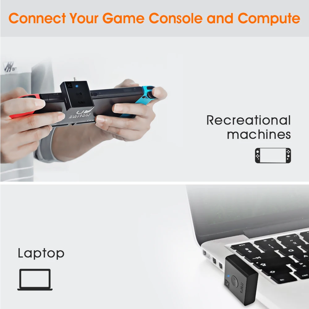 1Mii Bluetooth 5.0 Transmitter With 30H charge