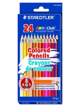 

Color pencil set Staedtler Noris, 24 colors, carton packing