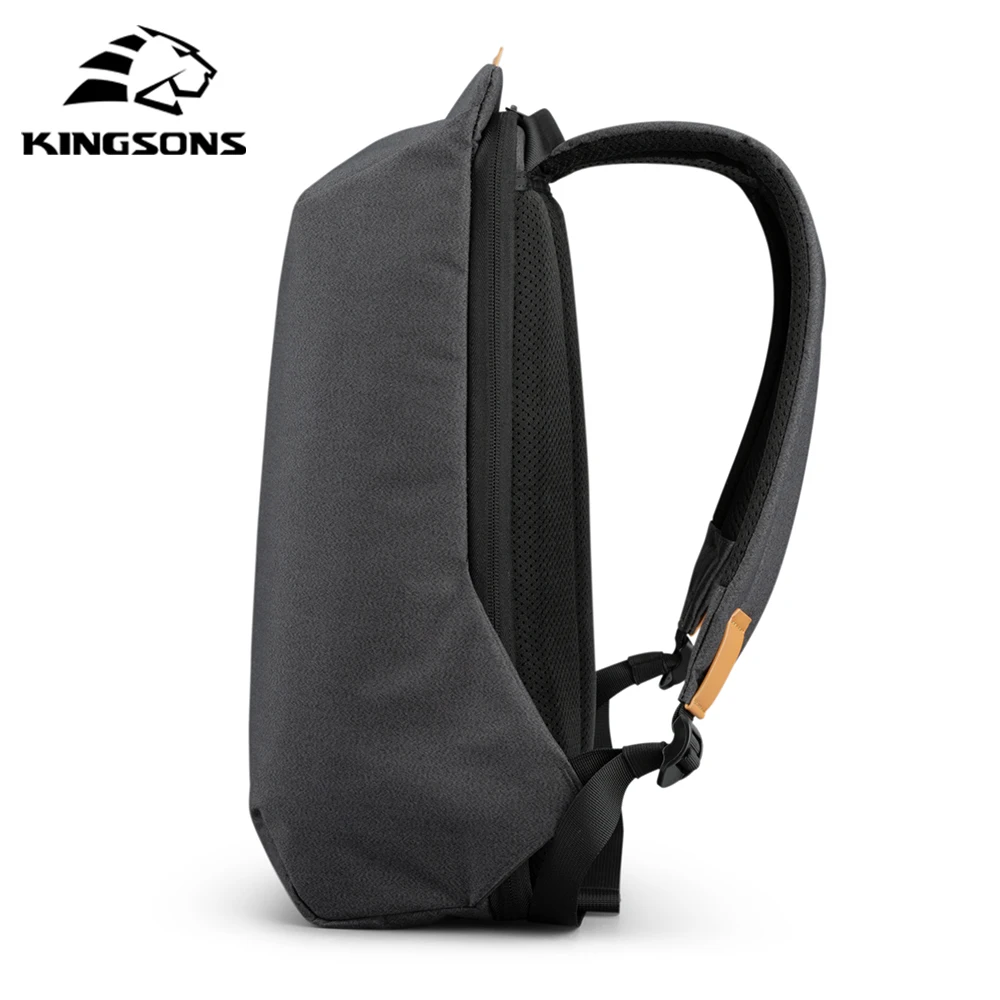 Kingsons 180 Degree Open Type-A USB Charging 15.6 inch Backpack for Men Teenage Boys mens backpack,teenager backpack