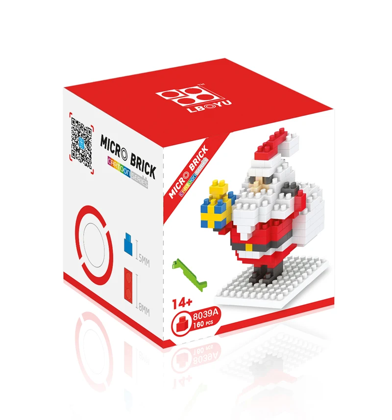 mini blocks christmas 8039-1