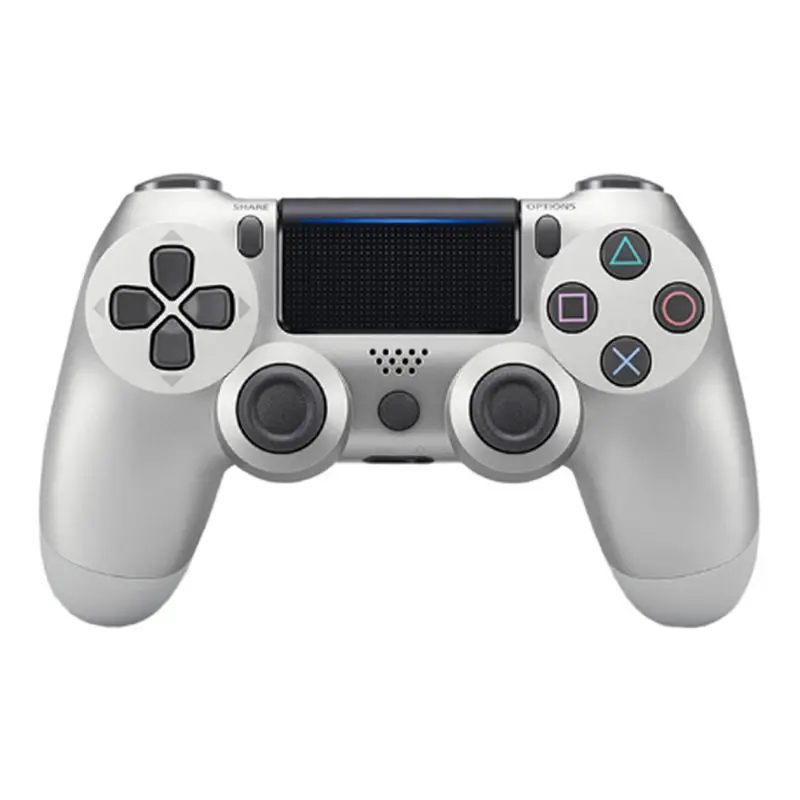 Серебристый Беспроводной игровой контроллер для PS4 Bluetooth 4,0 Джойстик Геймпад для Playstation - Цвет: Серебристый