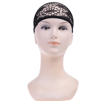 

Black Hair Net Lace Wig Cap For Making Wigs With Adjustable Strap On The Back Weaving Cap Size Glueless Wig Caps