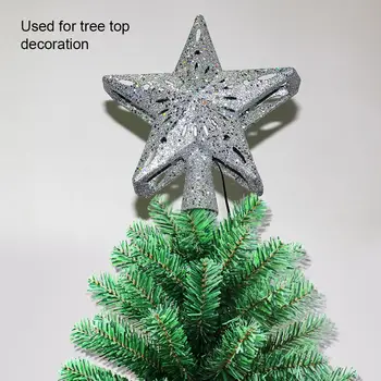 

Projection Lamp For Christmas Tree Projection Lamp Shiny Star Rotating Topper Light With Built-In LED Light Beads 3D Star-Shape