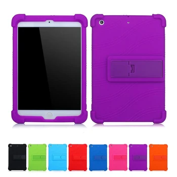 

Shockproof Kickstand protective Case for iPad Mini 4 5 Case Silicone Soft Back Stand Cover for iPad Mini 5 2019 Case Funda Capa