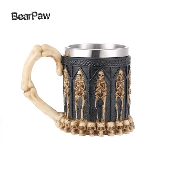 

BearPaw Wickedly Awesome Skull Resin Mug