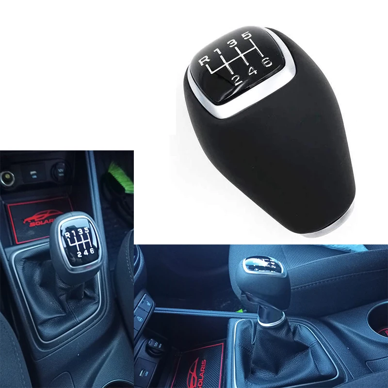 6 Speed Gear Knob Handle Gear Shift Knob for Hyundai I30 Elantra