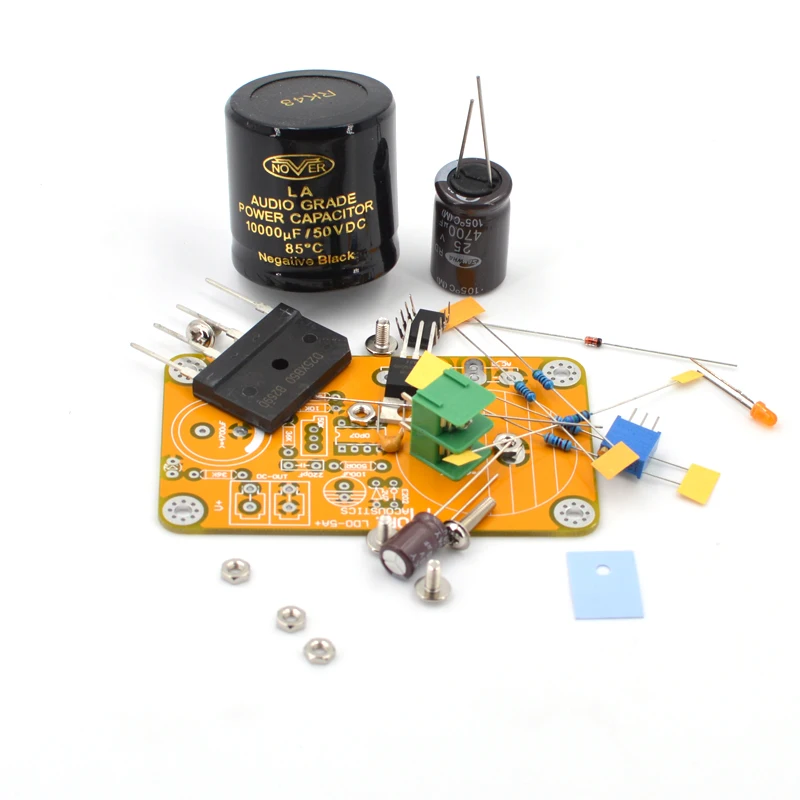 MOFI-LDO5A Mosfet Linear Pwer Supply (SingleRail) 5-24VDC 5A DIY KIT