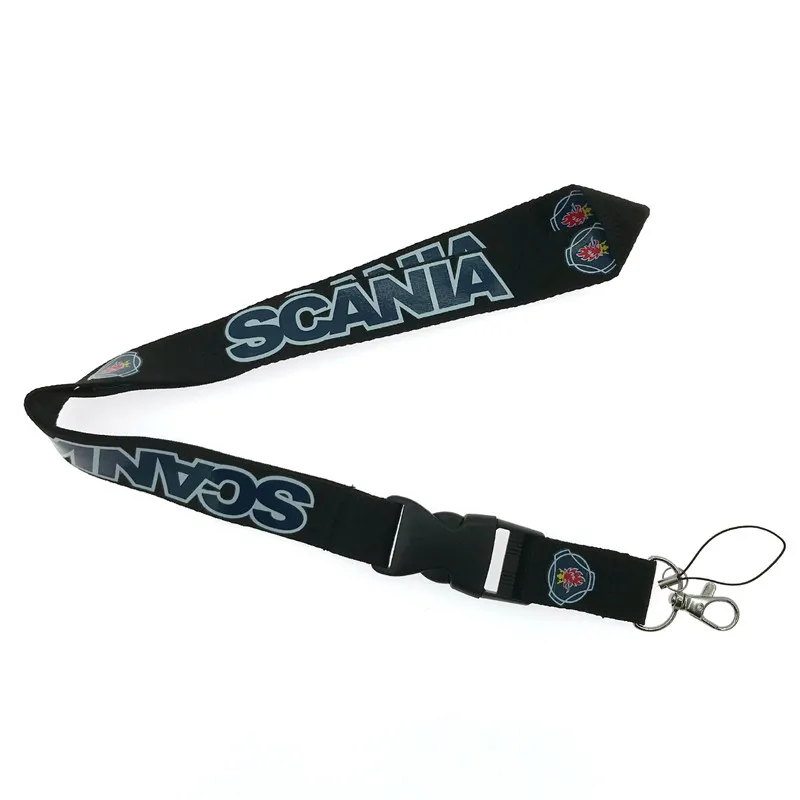 EUPNHY 1 шт. логотип SCANIA ремешок для мобильного телефона MP3 USB флеш-накопители брелок ремешок ремни ID значок держатель