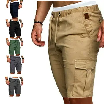 

2020 HOT Selling Mens Cargo Shorts Casual Summer Work Half Pants Running Sport Jogging Sweatpants High Quality