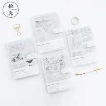 Оптический звукосниматель 32K магнитной застежкой Жесткий Чехол для ноутбука Ван Гог рукописи Примечания бухгалтерская книга Hipster Тетрадь изготовления на заказ оптом