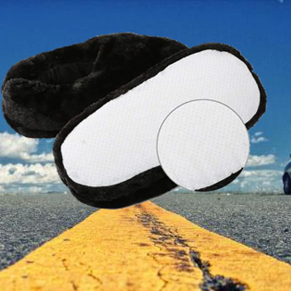 Feet Warmer Pad Gift Practical Winter Heated Slipper Portable Soft Cold Relief Home Reliable Electric Heating Shoes USB