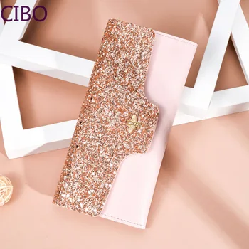 

2019 NEW Women Fashion Long Wallet Sequined Shining Clutch New Coin Purse Phone Case Card Holder Money Bag Female Carteira