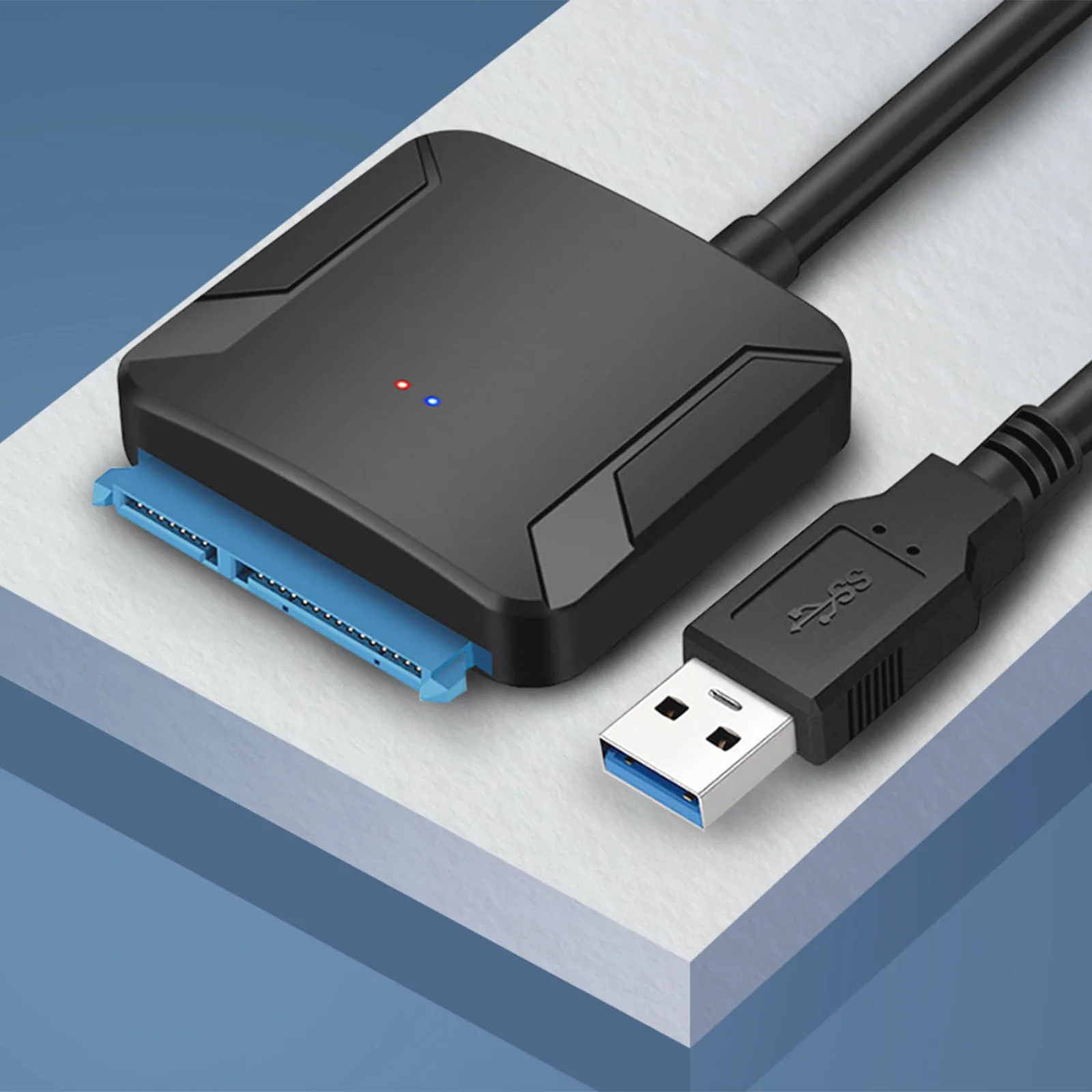 Sata USB Adapter Sata To USB 3.0 Adapter USB SATA Cable UP To 6 Gbps Support 2.5 or 3.5Inch External SSD HDD 22 Pin SATA3 Hard Drive Cable